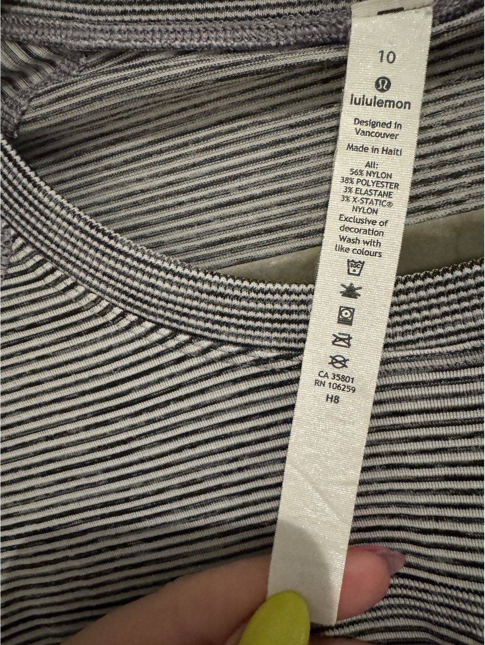 lululemon Swiftly Tech Long Sleeve Shirt - Size 10 - Picture 2 of 4